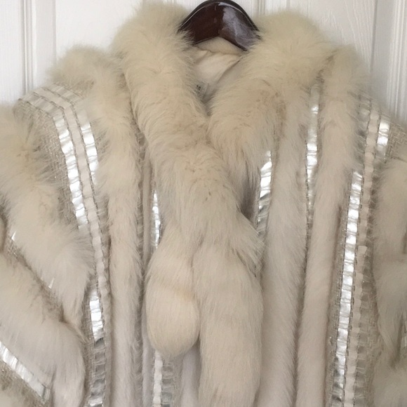 Vtg TALK OF THE WALK Fur Coat Open Front stunning - Picture 3 of 15